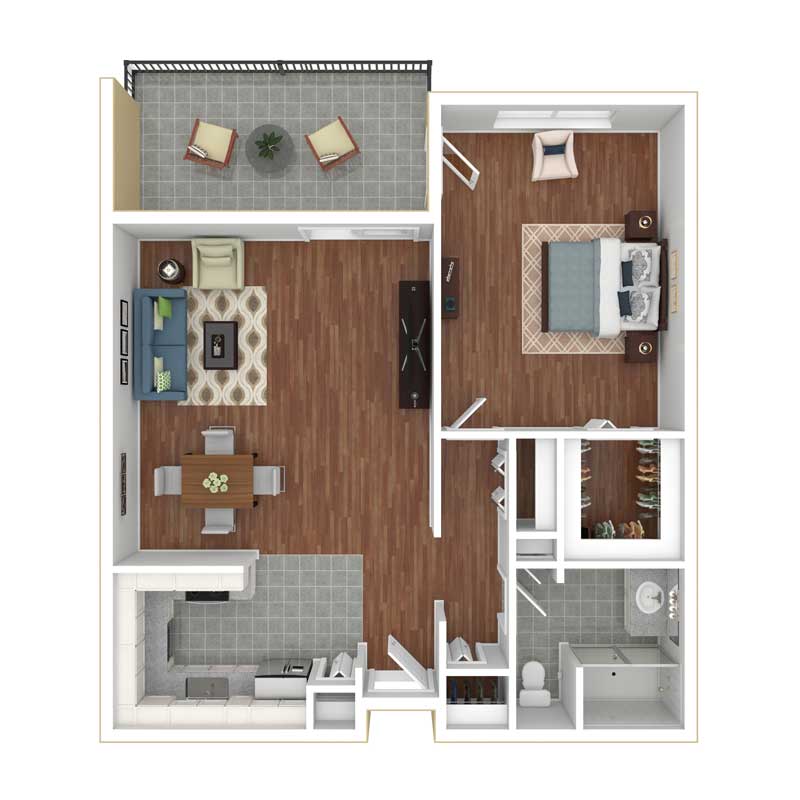 captiva model floor plan at Lake Seminole Square