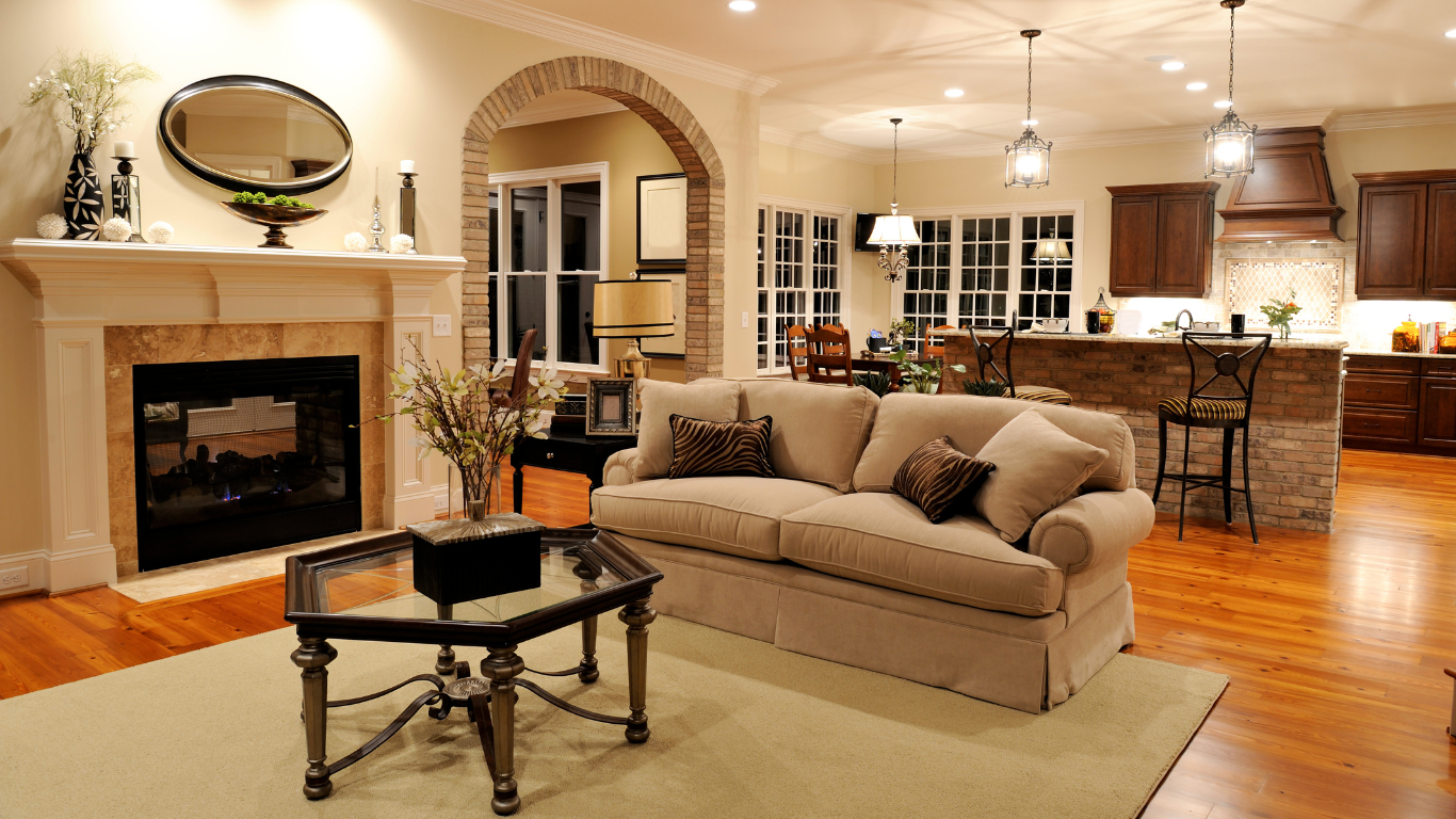 Interior of living room