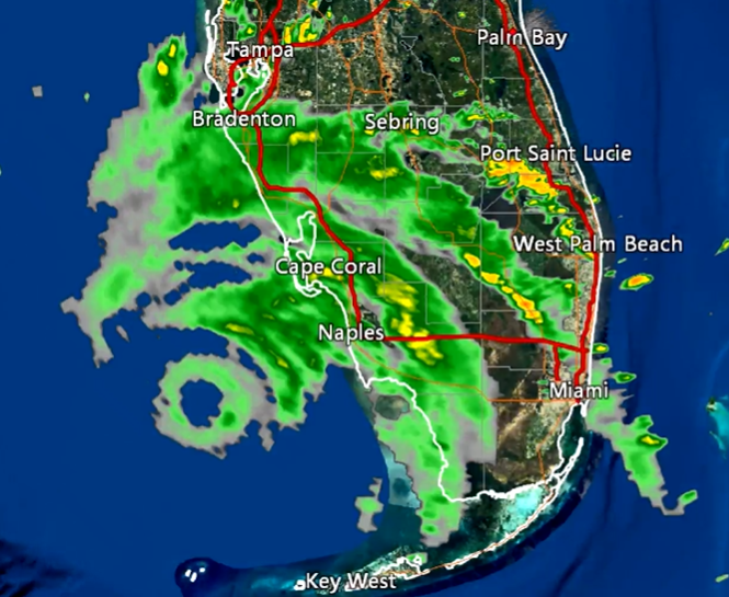 Sample weather report of Florida